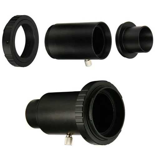 Telescope Camera Adapter T Ring+ 1.25" Telescope Mount Adapter+Extension Tube