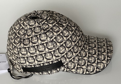 Salvatore Ferragamo Baseball Cap Beige Hat One Size Made in Italy 0725861 NWOT