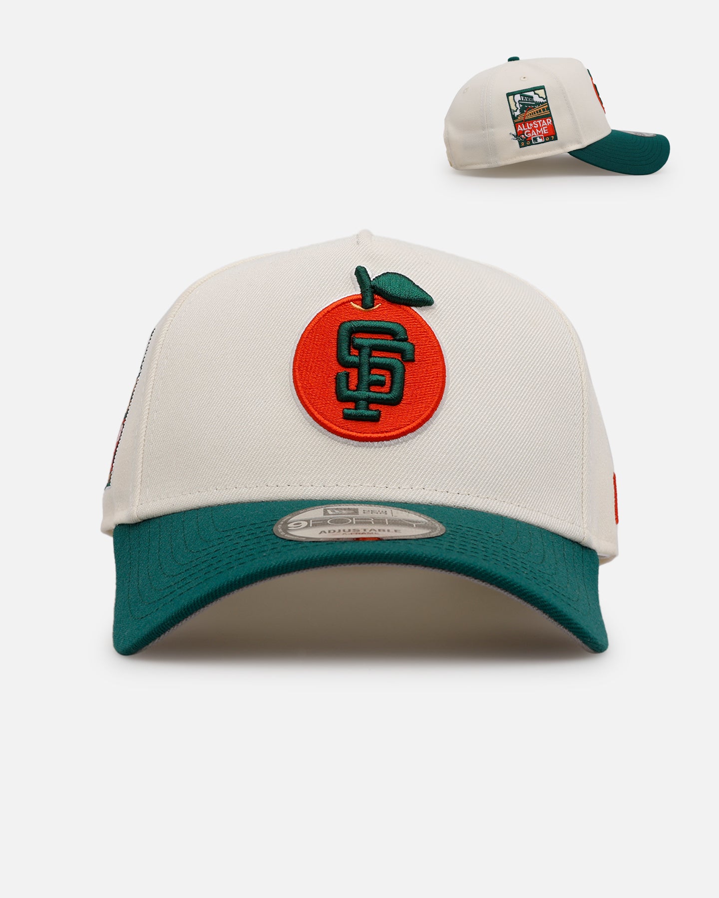 New Era San Francisco Giants 'Citrus' 9FORTY A Frame Snapback Chrome Green Orange