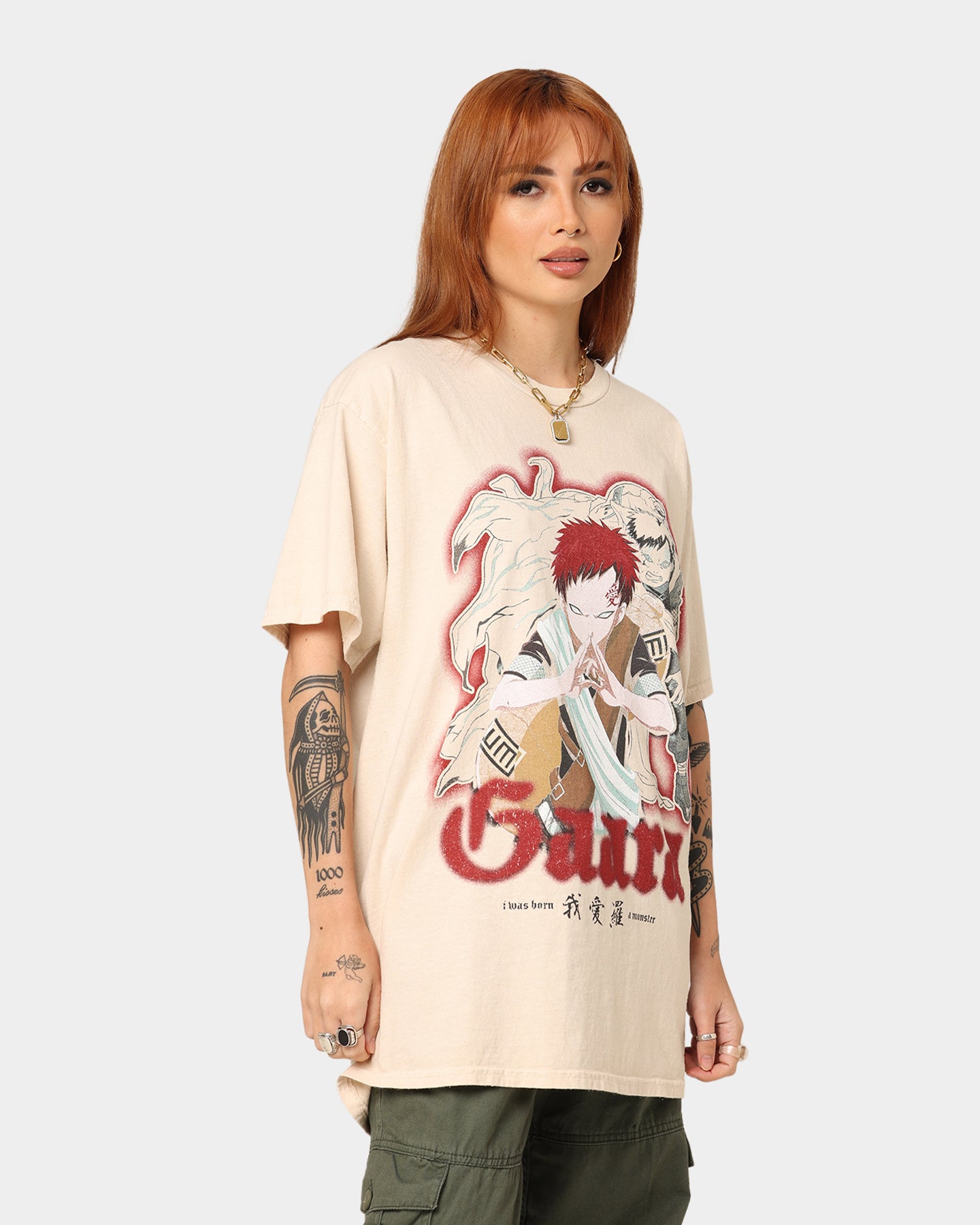 Goat Crew Goat Crew X Naruto Gaara CLR T Shirt Stone