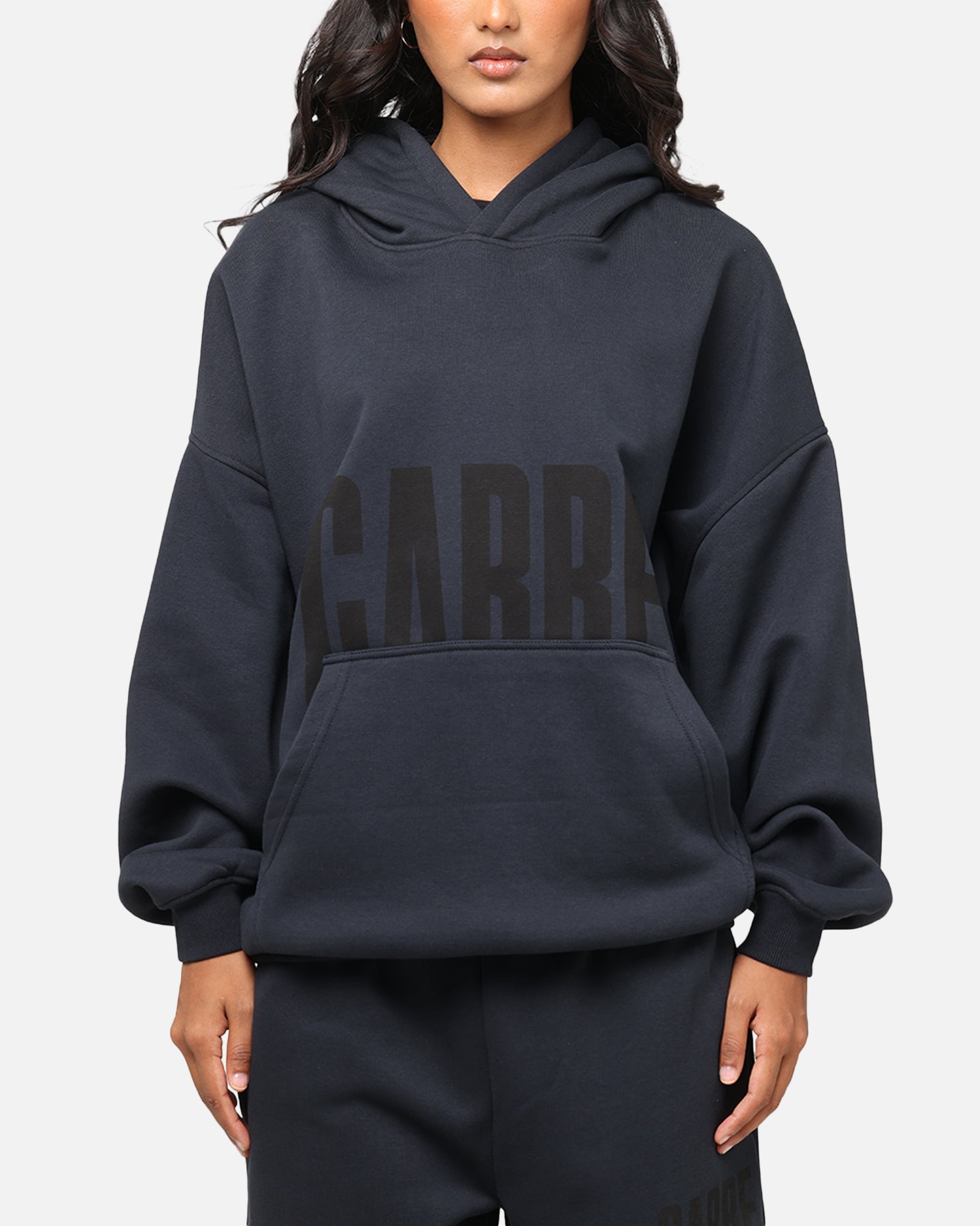 Carre Premium Essentials Hoodie Steel Black