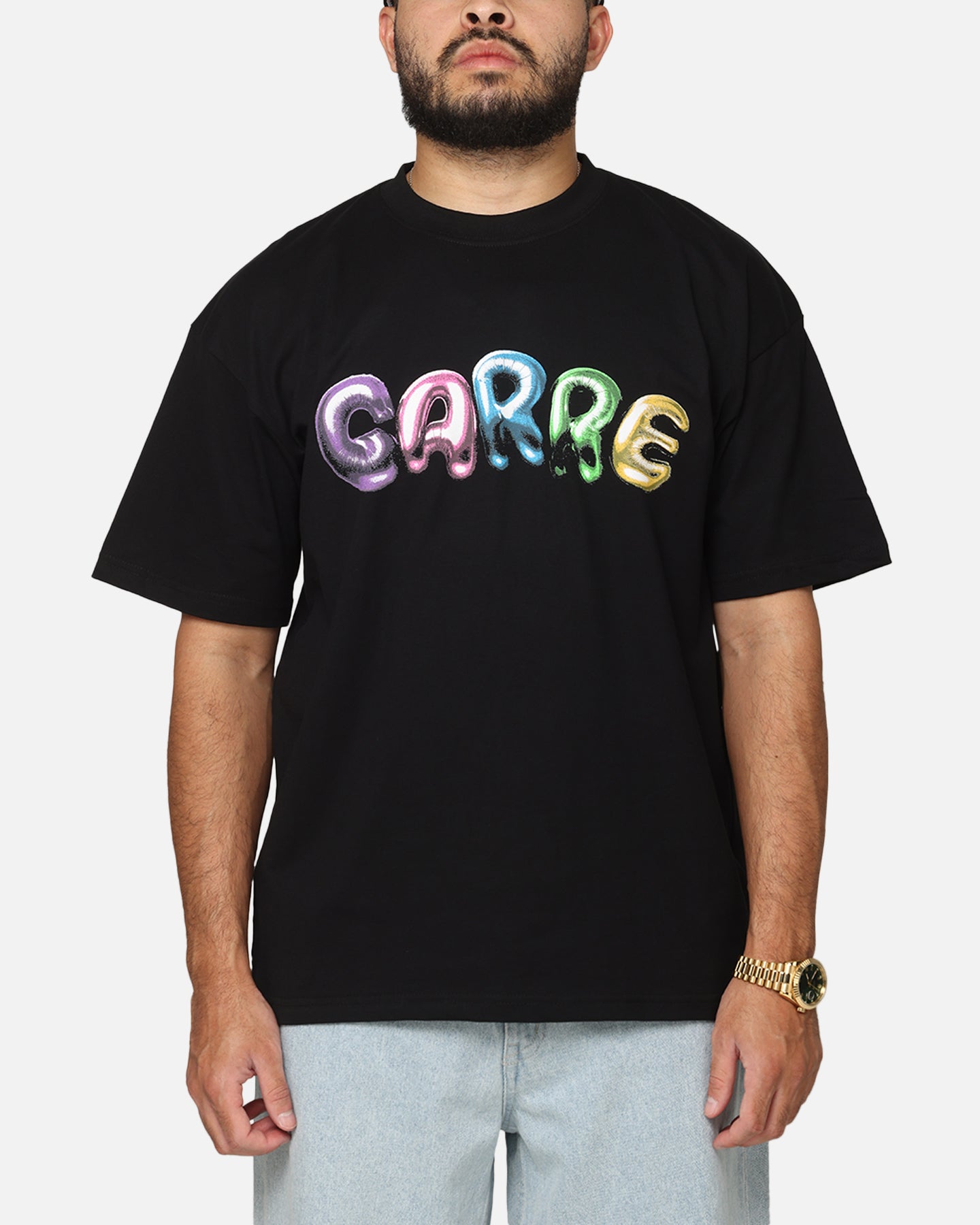 Carre Balloon T Shirt Black