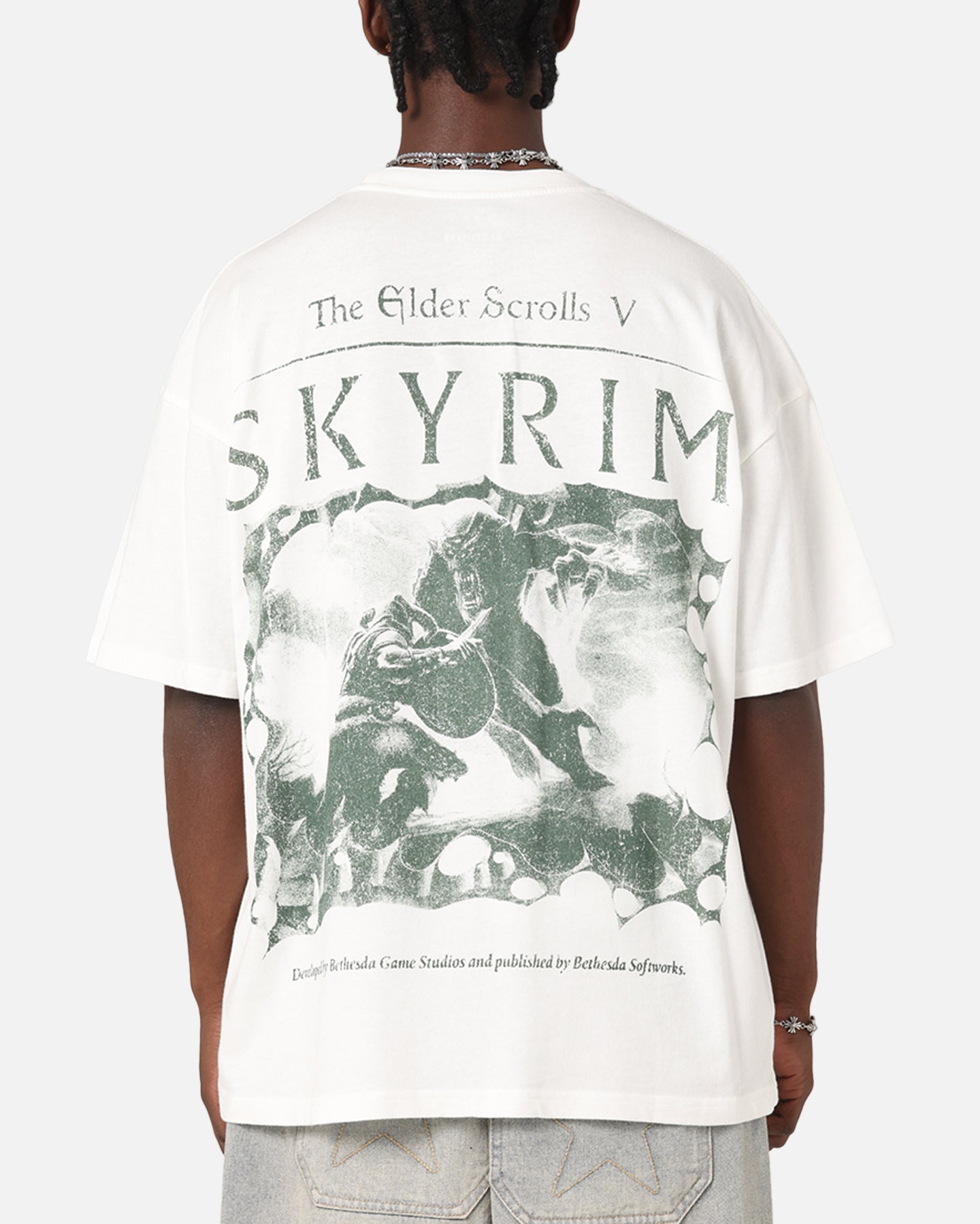 73 Studio X The Elder Scrolls V: Skyrim Vintage T Shirt Off White