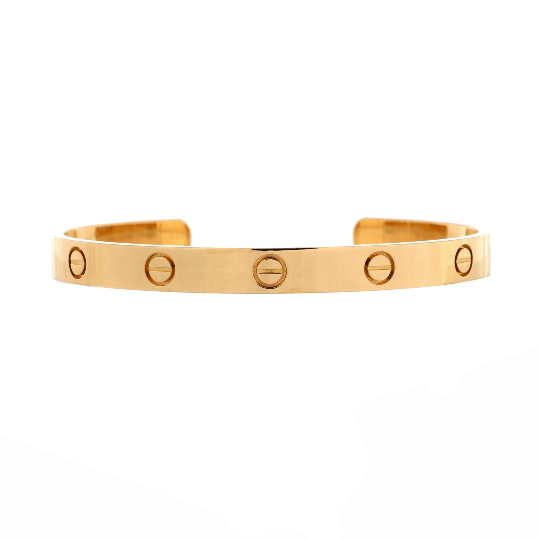 2860 Love Cuff Bracelet 18K Yellow Gold
