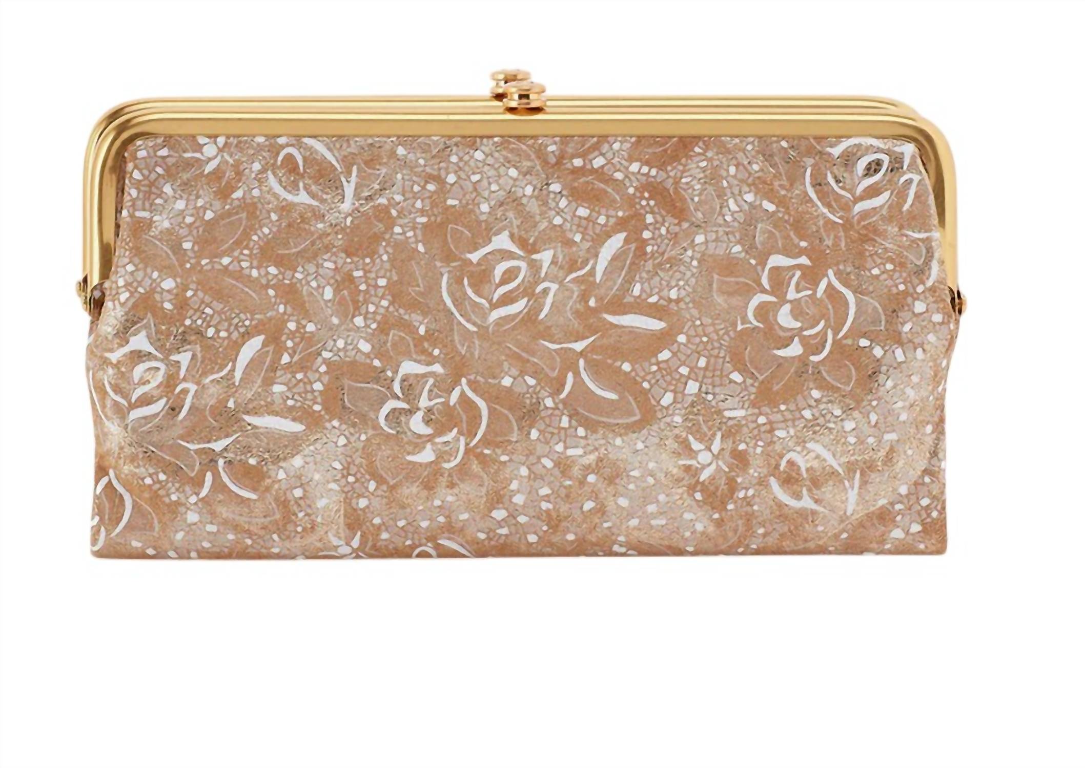 2244 Women's Lauren Clutch Wallet In Gilded Petals