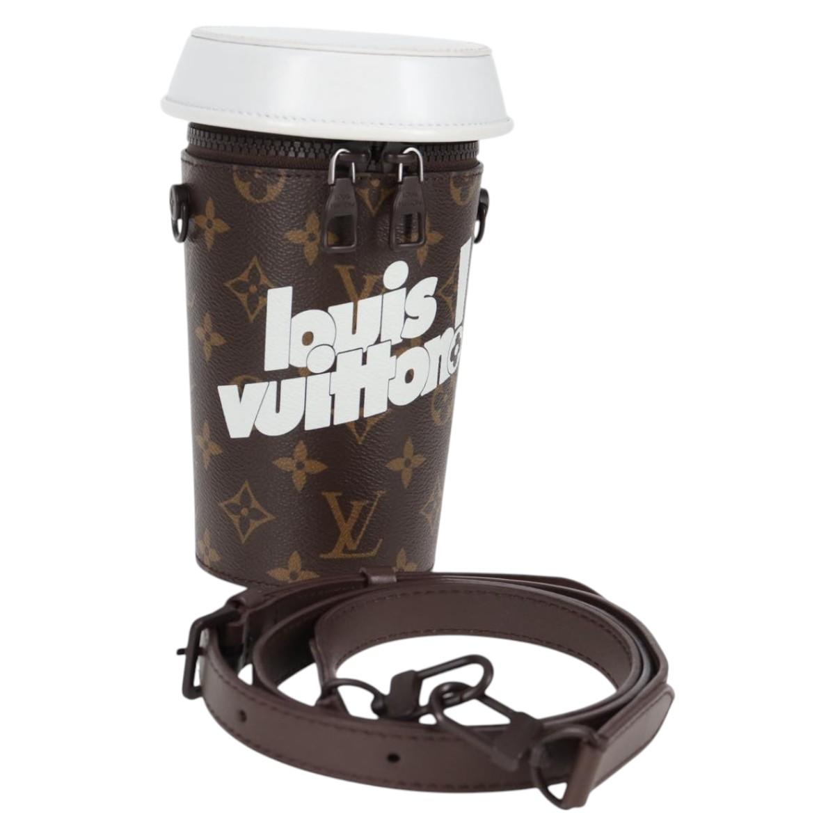 LOUIS VUITTON Monogram Coffee Cup Everyday LV Shoulder Bag M80812 Auth 117817M