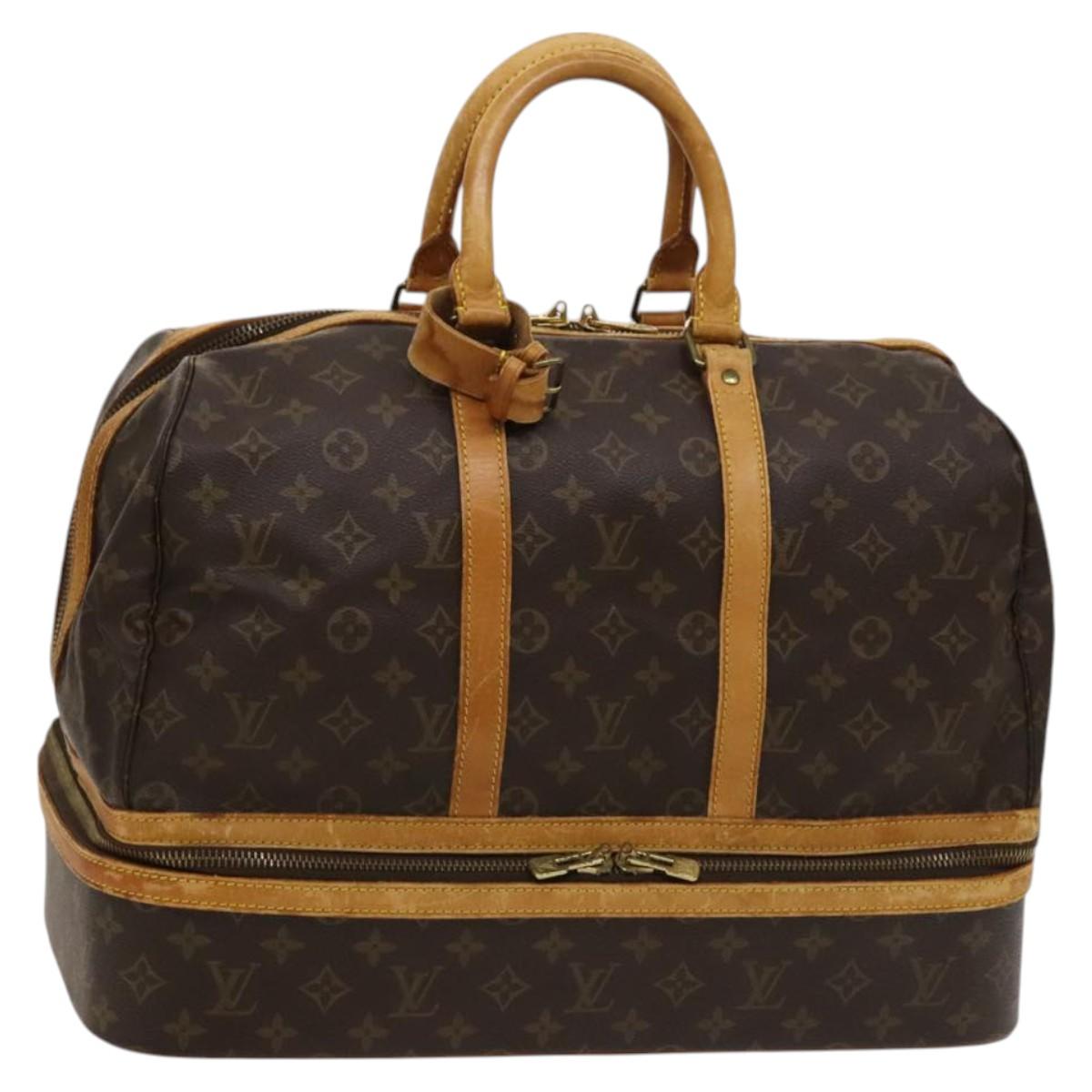 LOUIS VUITTON Monogram Sac Sports Boston Bag M41444 LV Auth 120999