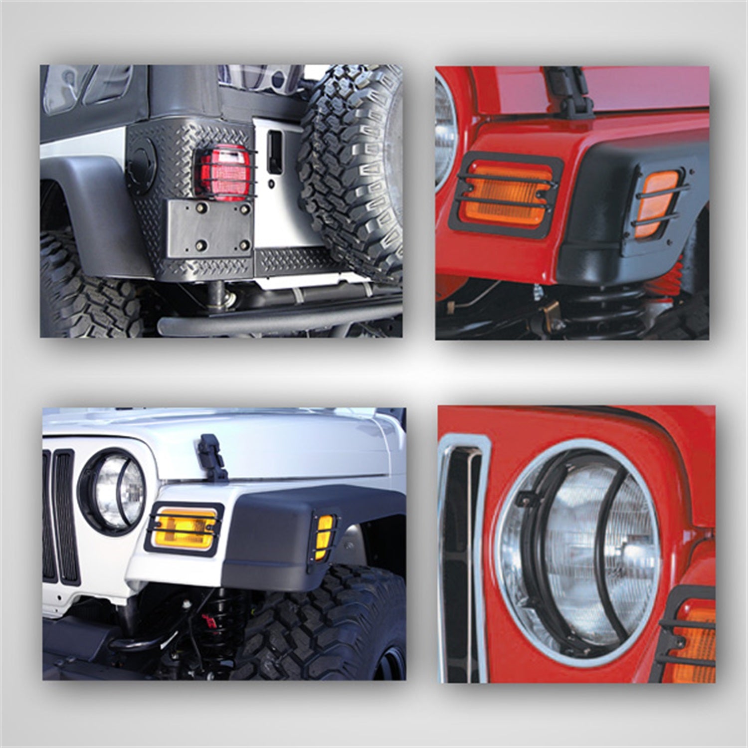Rugged Ridge 12495.02 Euro Guard Kit Offroad/Racing Lamp Guard