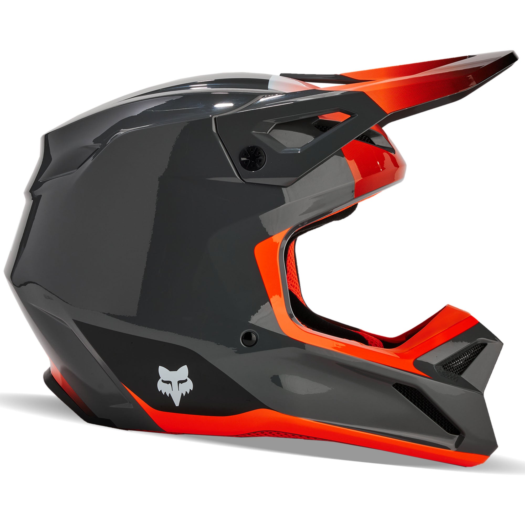 Fox Racing Youth V1 Ballast Offroad Helmet MIPS Lightweight Vented DOT ECE Grey