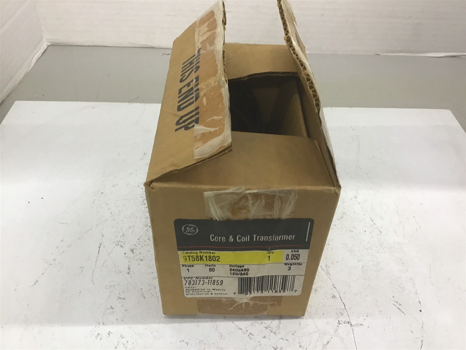 BME BEARINGS AND SURPLUS General Electric 9T58K1802 Core & Coil Transformer 240/480 Pri 120/240 SEc