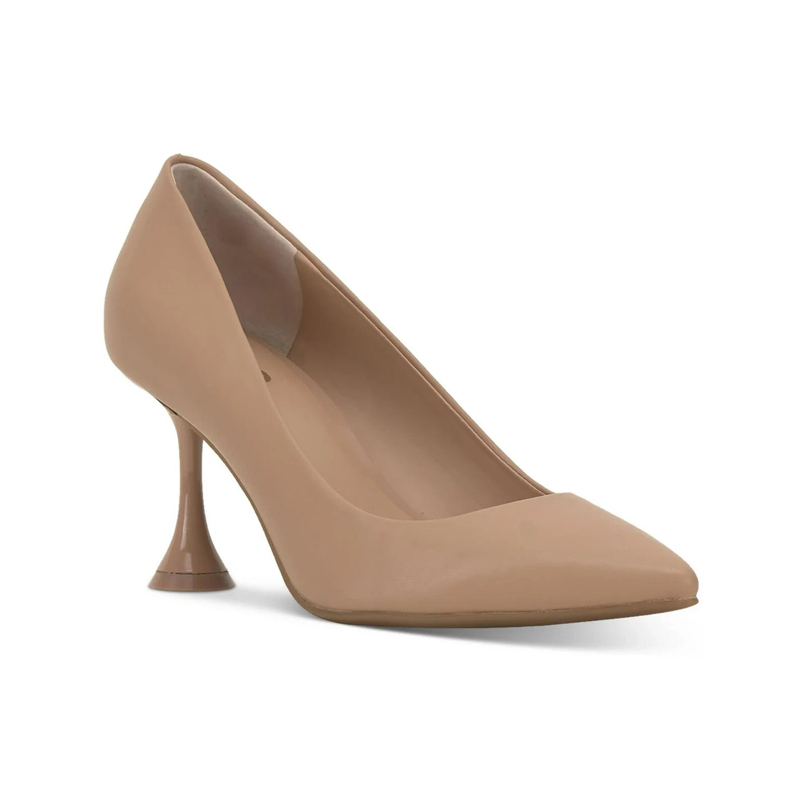 2718 INC International Concepts Zelip Women 9.5 Tan Leather Pointed Toe Pumps GBNC644