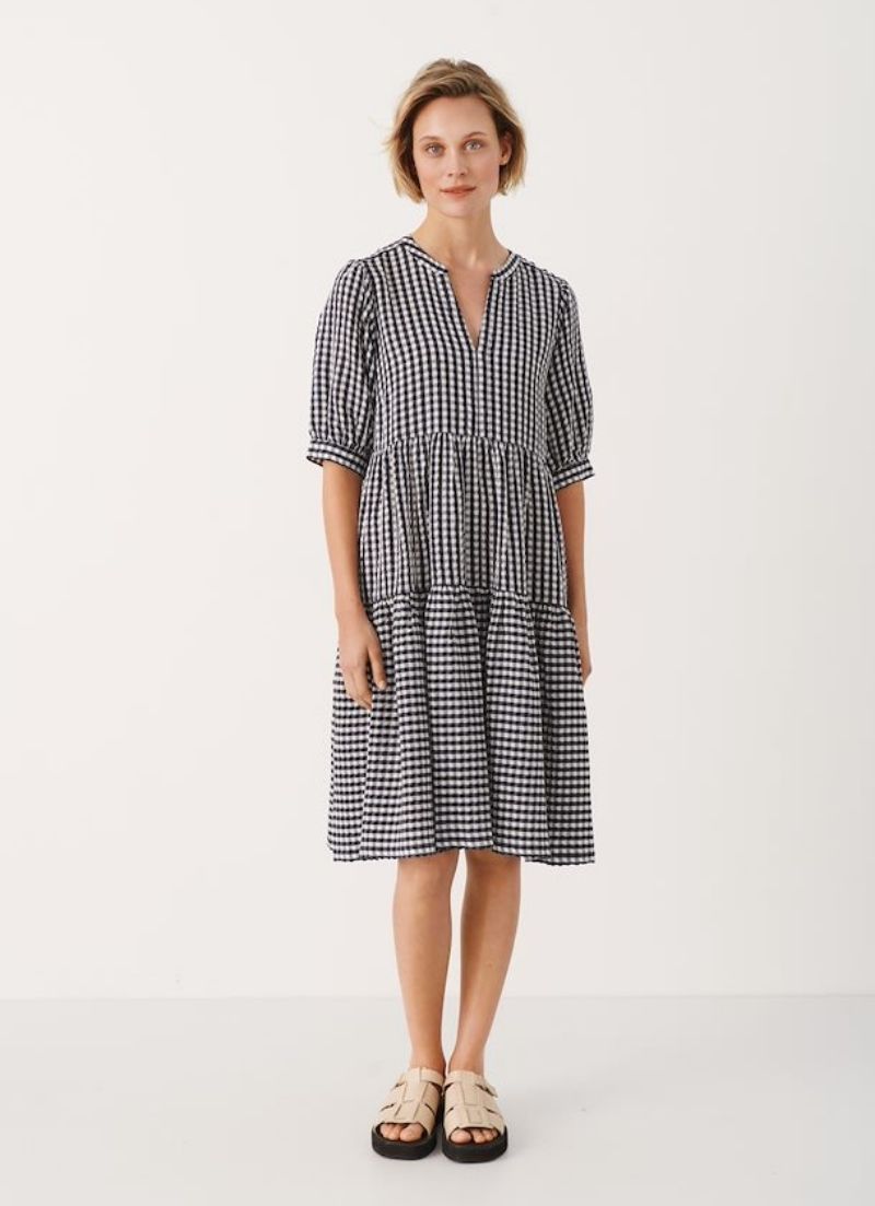 PART TWO Nidia Seersucker Dress