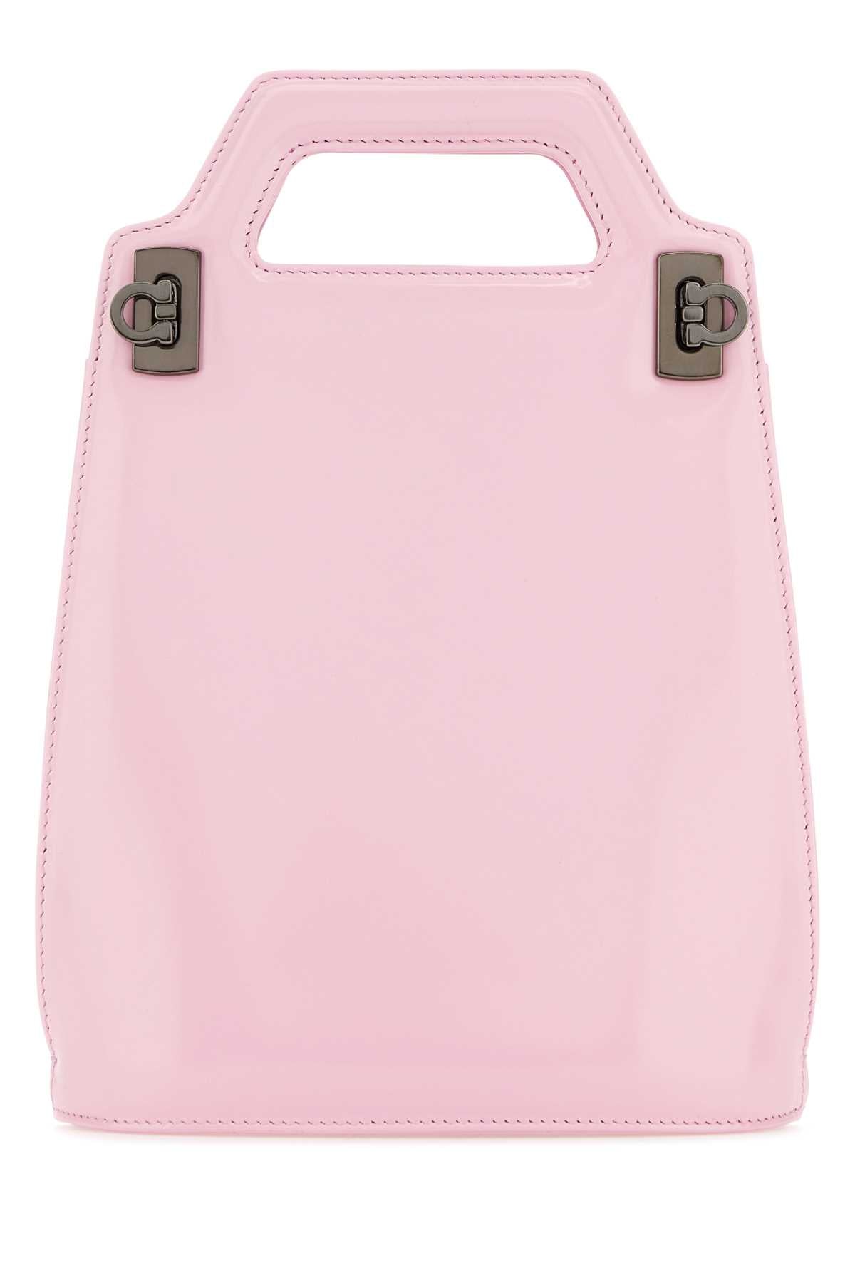 Salvatore Ferragamo Pink Leather Mini Wanda Handbag