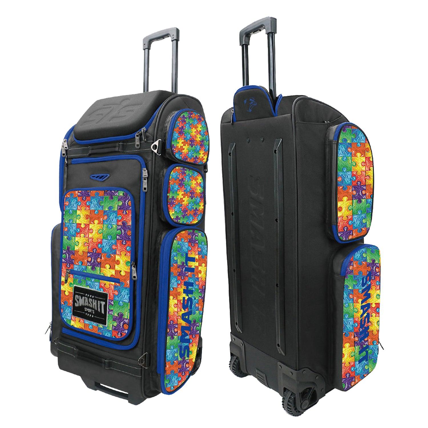 SMASH IT SPORTS 2025 Smash Ops Guerrilla V4 Roller Bag   Autism Awareness