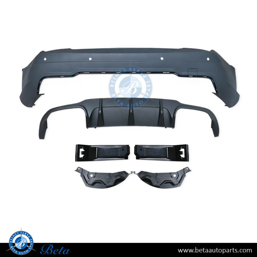 BETAAUTOPARTS Mercedes C Class W204 (2011 2014), Rear Bumper with PDC C63, Taiwan
