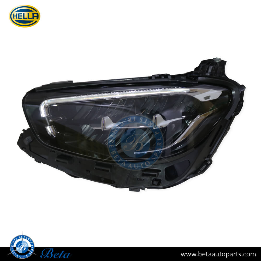 BETAAUTOPARTS Mercedes E Class W213 (2021 2023), Headlamp Static LED   USA Type (Left), Hella, 2139063510 / 2139066708