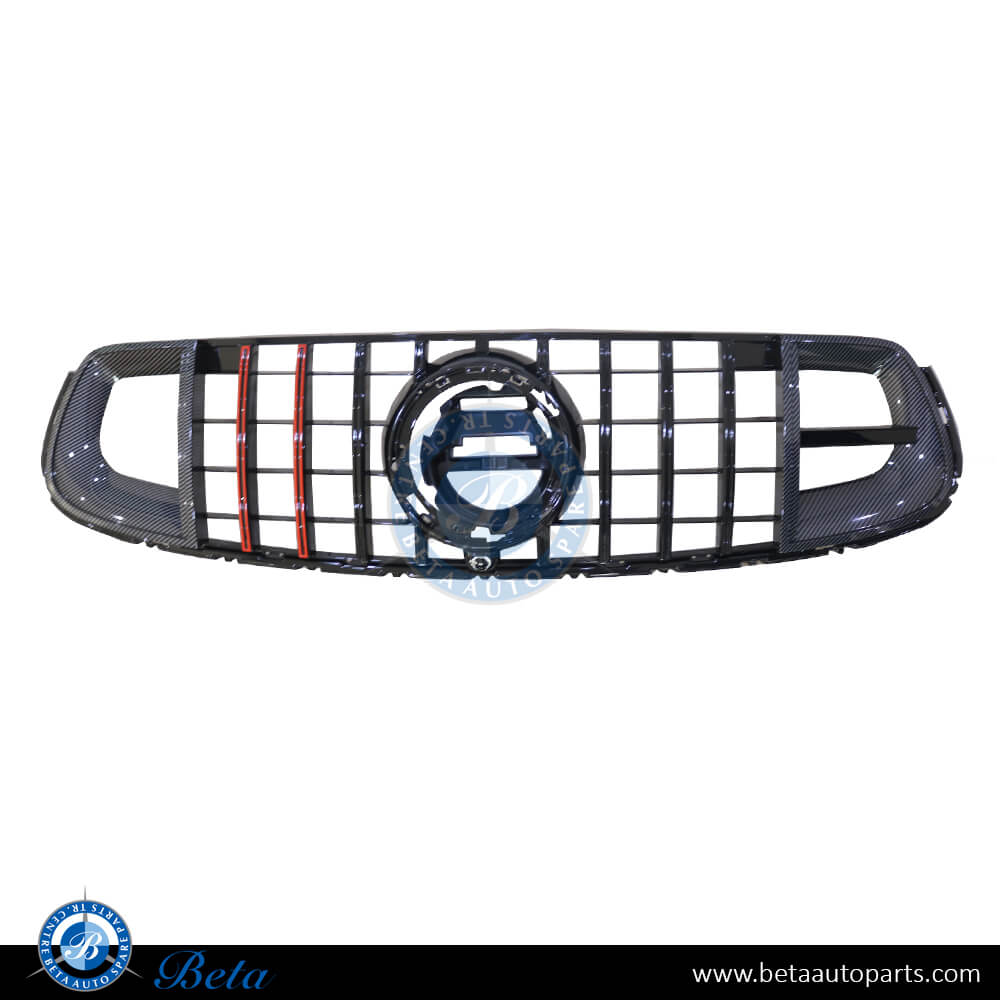 BETAAUTOPARTS Mercedes GLC Class W253 / C253 (2020 2022), Radiator Grille BBS Look (Carbon and Red), China, 2538887500
