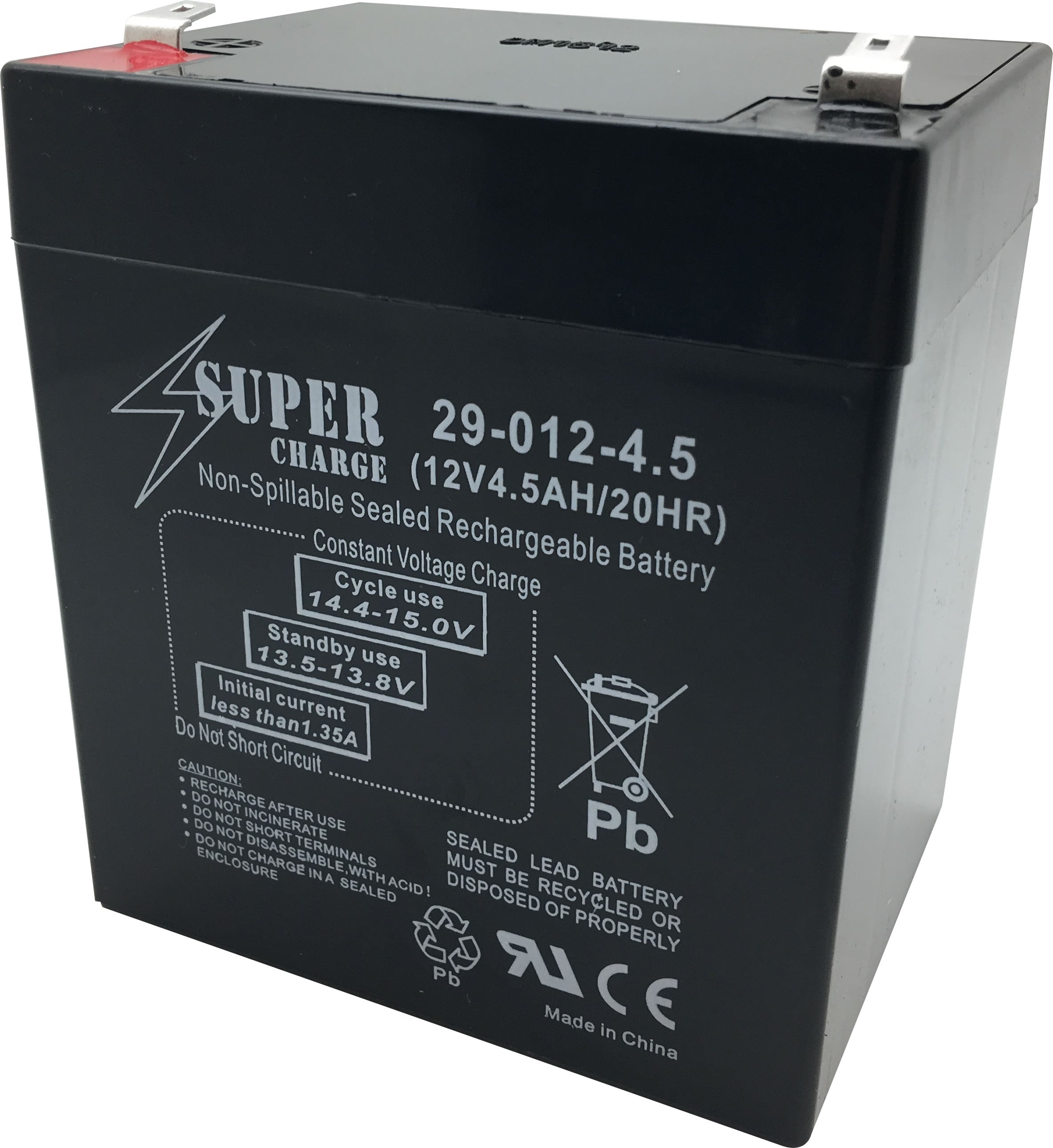 AA ELECTRONICS 29 012 4.5 Rechargeable Battery 12V 4.5AH 20HR