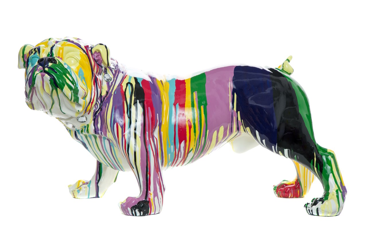2187 Interior Illusions Plus Graffiti Bulldog   30" long
