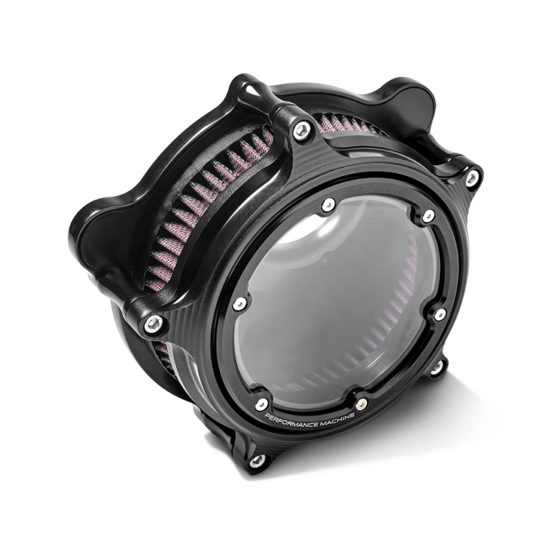 Performance Machine Vision Air Cleaner (W/ Bezel)   Black Ops