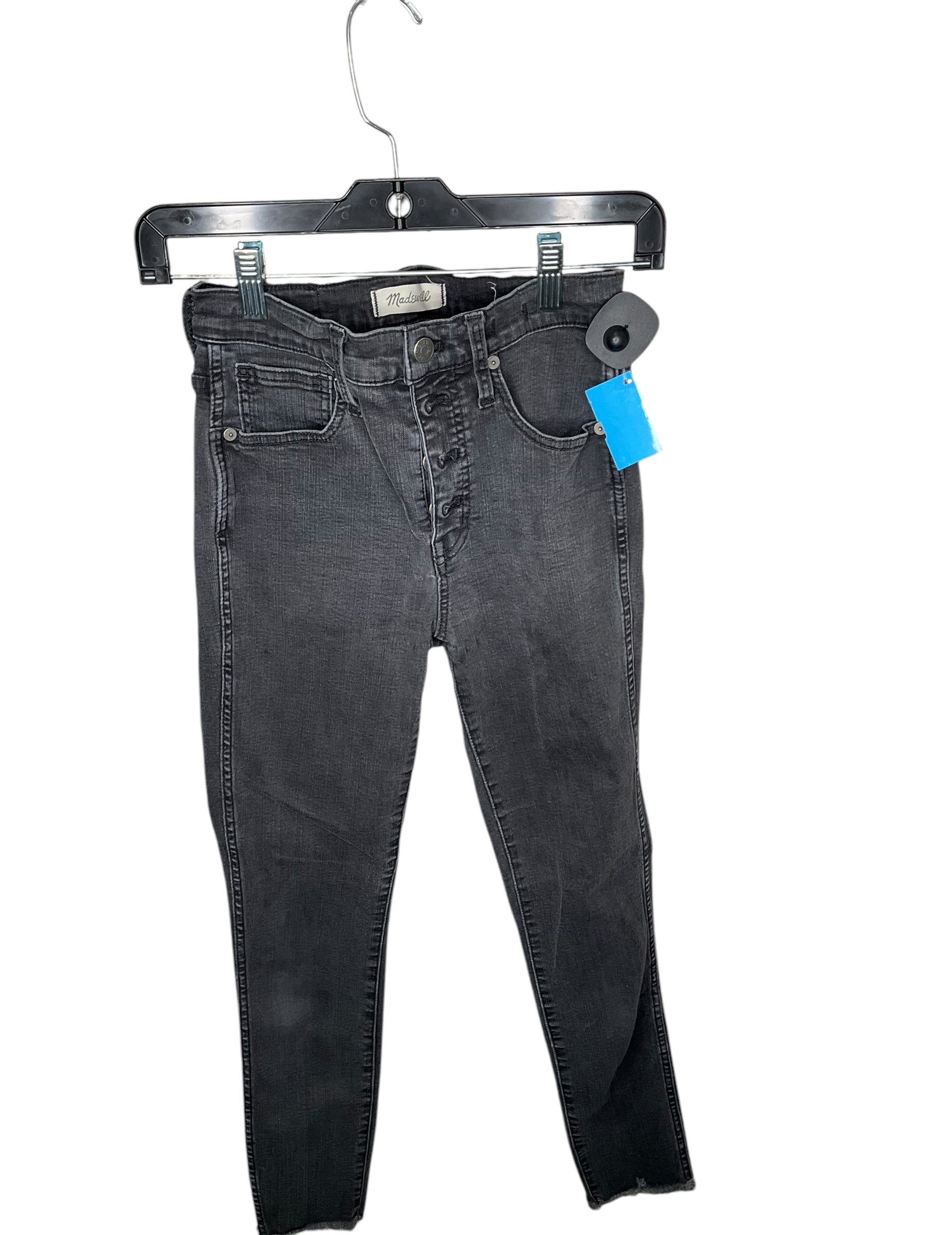 CLOTHES MENTOR KNOXVILLE TURKEY CREEK  TENNESSEE Jeans Skinny By Madewell In Black  Size: 0