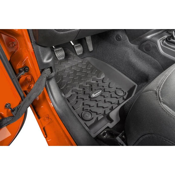 Quadratec Ultimate All Weather Floor Liners for 20 24 Jeep Gladiator JT