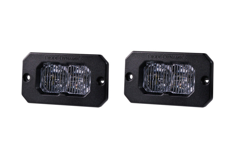 Diode Dynamics Stage Series 2 In LED Pod Sport   White Fog Flush ABL (Pair)