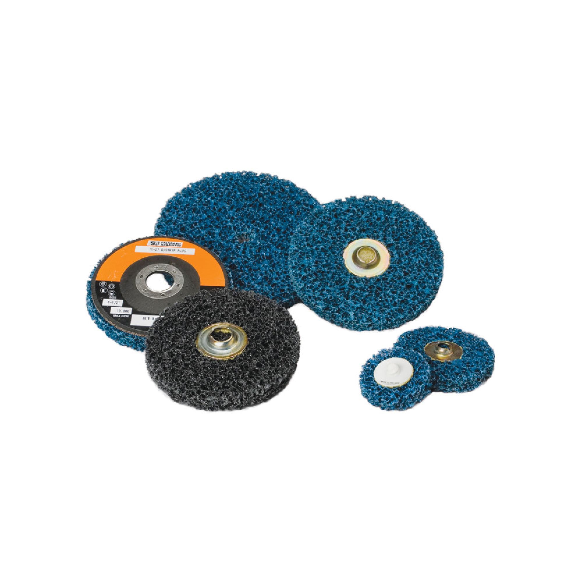 3M Standard Abrasives Cleaning Disc 843401, 4 in x 1/4 in, 10/Bag