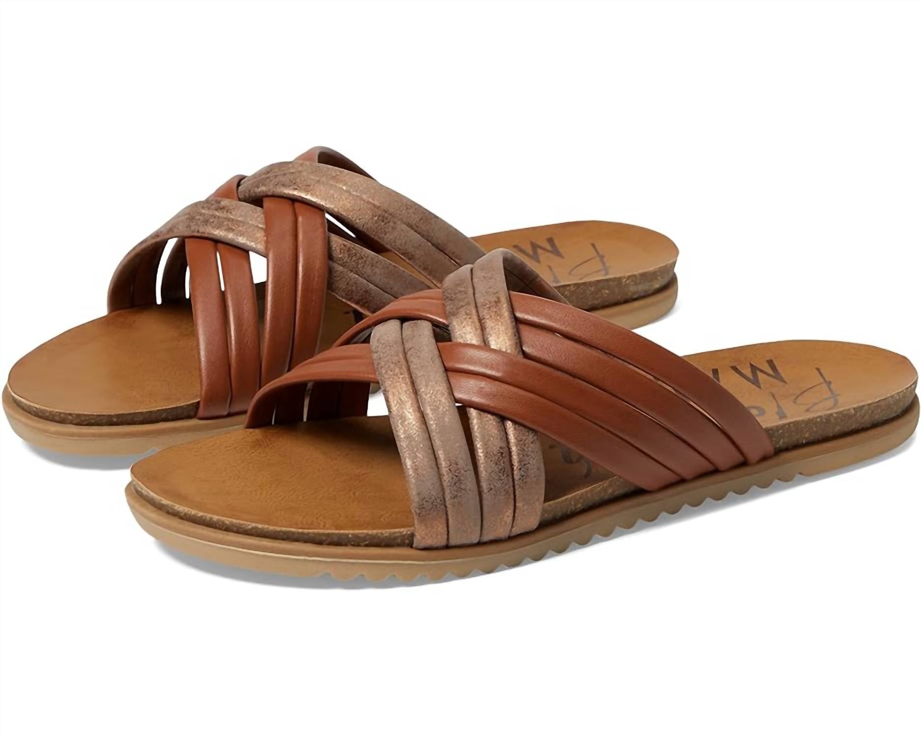 2244 Women's Myll Sandals In Scotch Mandala bronze Moon Metallic