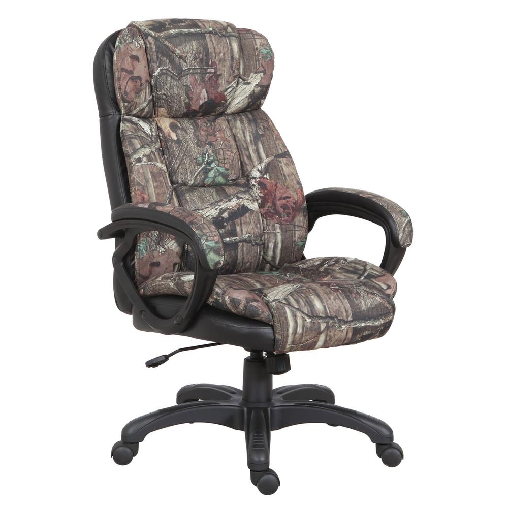 2736 Mossy Oak Executive Chair 843 20 900 with Arms and Rocking and Height Adjustment