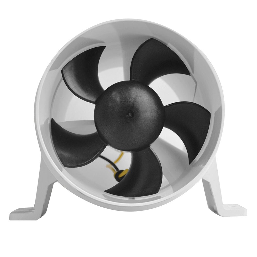 ATTWOOD MARINE Attwood Turbo 4000 Series II Water Resistant, In Line Blower   12V   White [1749 4]
