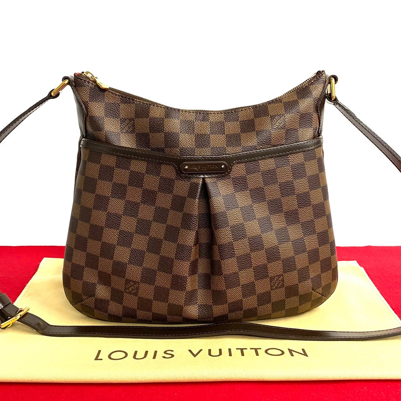 LOUIS VUITTON Shoulder Bag N42251 leather Brown Damier Bloomsbury PM