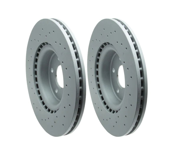 ZIMMERMAN Cross Drilled Front Brake Rotor Set (345x30mm)   Audi / B8 / S4 / S5 / C7 / A6 / A7 / Q5 8R