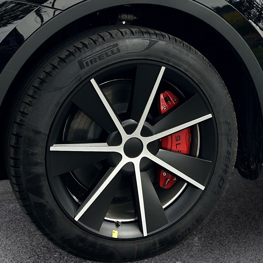 EVBASE PREMIUM EV&TESLA ACCESSORIES EVBASE Tesla Model Y Gemini Wheel Covers 19inch Aftermarket Wheel covers for Model Y