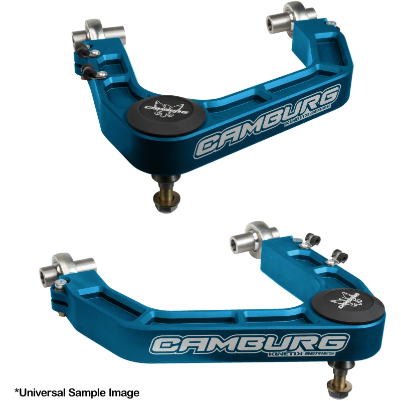 Camburg Toyota Tundra 2WD/4WD 07 21 KINETIK V2 Performance Billet Uniball Upper Arms (King Blue)