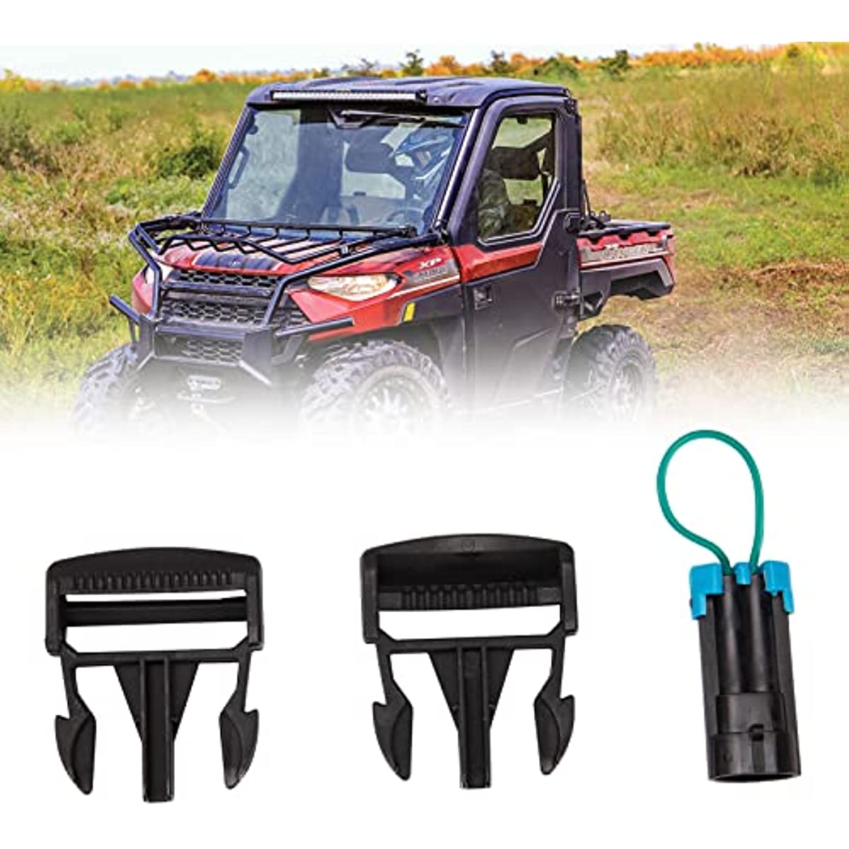 A & UTV PRO Door Net Buckle Clip for Polaris Ranger 570 / 1000 XP