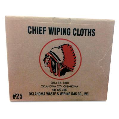 Oklahoma Waste & Wiping Rag Knit T Shirt Polo Cotton Wiping Rags, White, 25 lb Box, 101 25