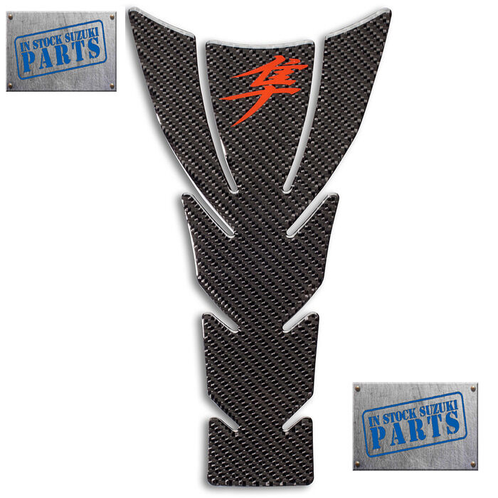 1999 2024 Hayabusa GSX1300R SUZUKI OEM GENUINE KANJI LOGO TANK PAD COVER CARBON