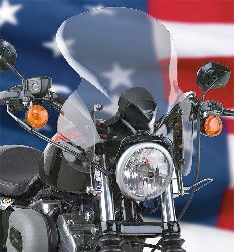 57_69795d7f-e4e3-4b94-a6d3-a8d004ecc574 National Cycle Wave QR Fairing Windshield for Harley Davidson XL Models N21610