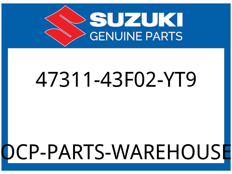 Suzuki OEM Part 47311 43F02 YT9 COVER,FRAME CEN