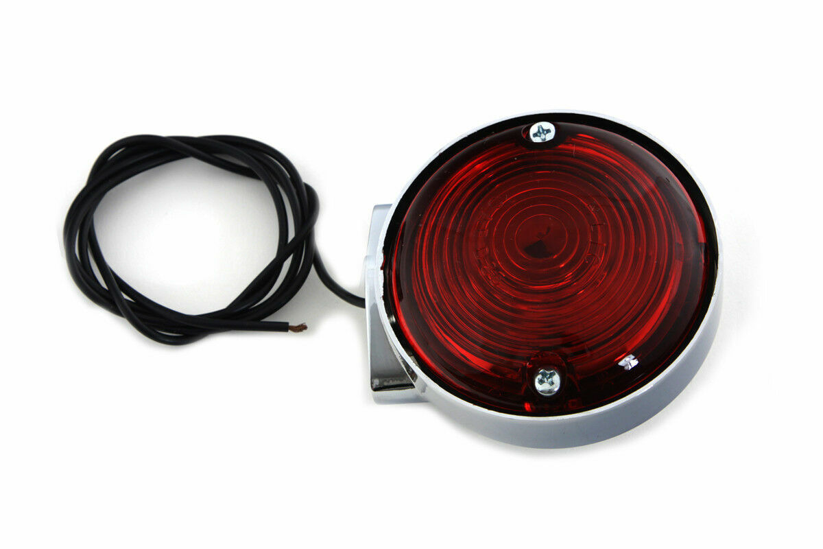 V TWIN MANUFACTURING Chrome Turn Signal Rear for Harley Davidson by V Twin