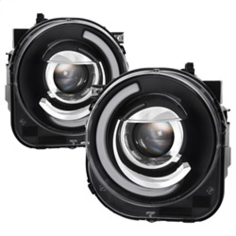 SPYDER xTune 15 17 Jeep Renegade Light Bar DRL Projector Headlights  Black (PRO JH JREN LBDRL BK)