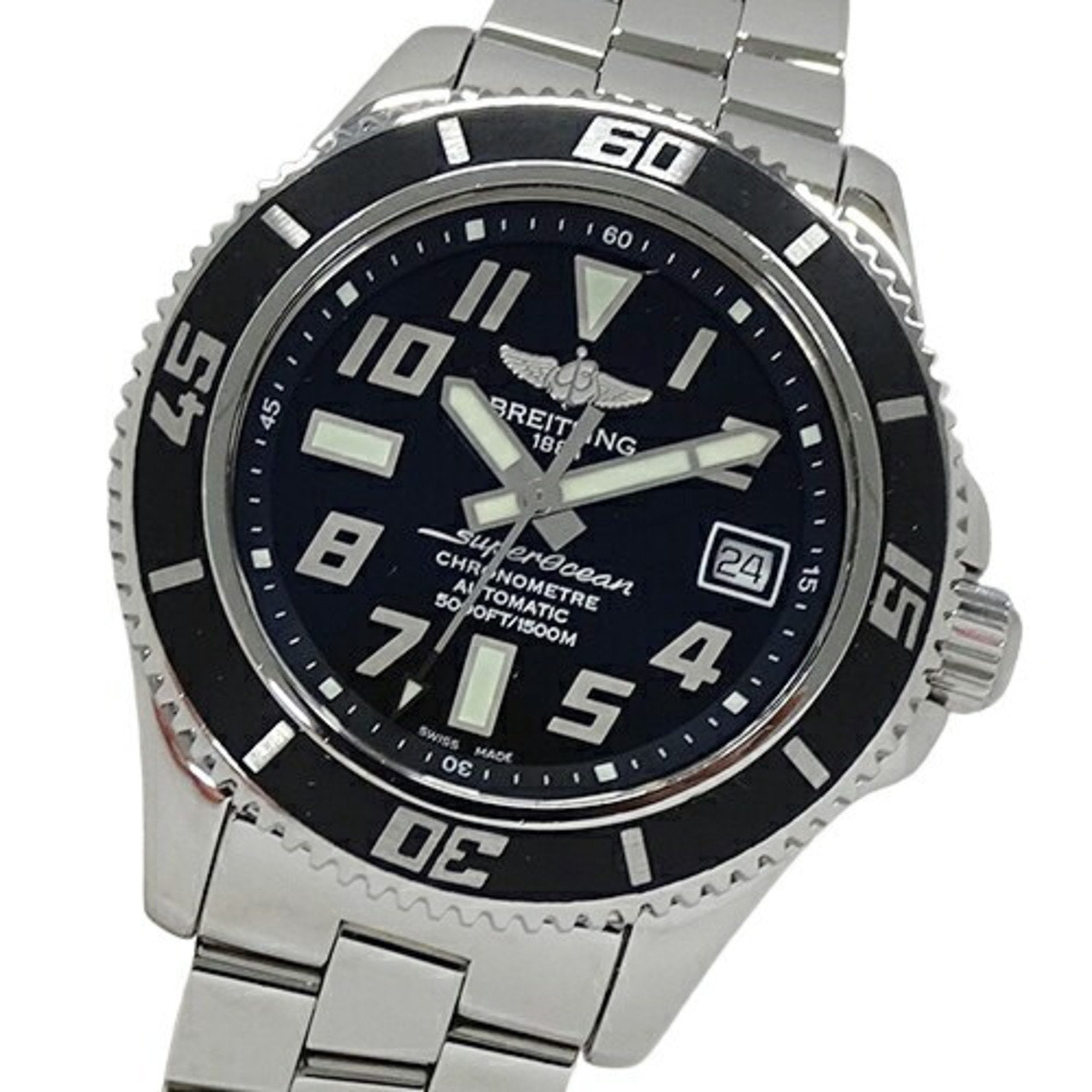 2275 Breitling Superocean Stainless Steel Wristwatch (Pre Owned)