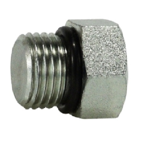 MIDLAND INDUSTRIES 1 7/8" 12 O Ring Hex Head Plug Steel Adapter Hydraulics 6408O24