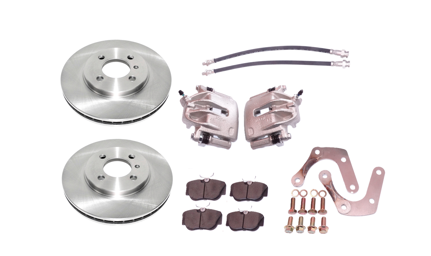 Z CAR DEPOT INC Front Brake Upgrade Kit 510 1968 73 Sedan and Wagon Stage 1
