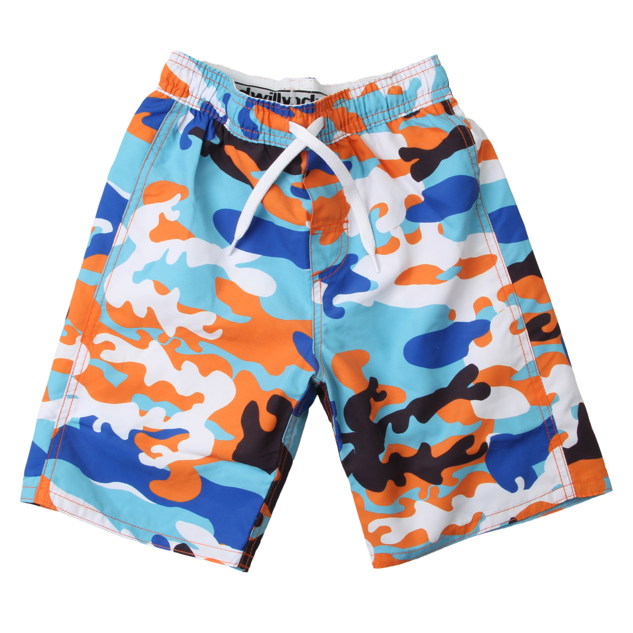 WES & WILLY Youth Boys Camo Swim Trunk