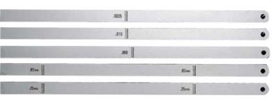 L.S. Starrett 667 Series Thickness Gages, 0.018 in, 12 in Length, 52856