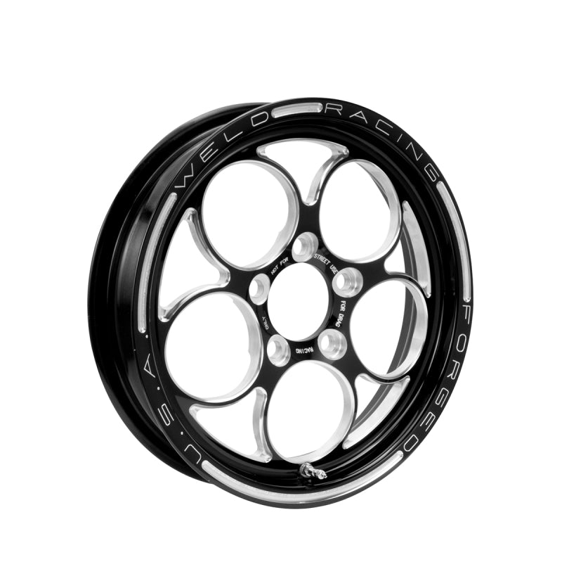 Weld Magnum 1 Piece 15x3.5 / 5x4.75 BP / 2.25in. BS Black Wheel   Non Beadlock