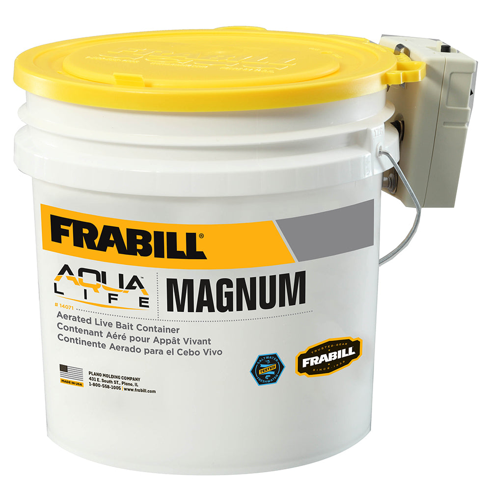 Frabill Magnum Bucket   4.25 Gallons w/Aerator [14071]