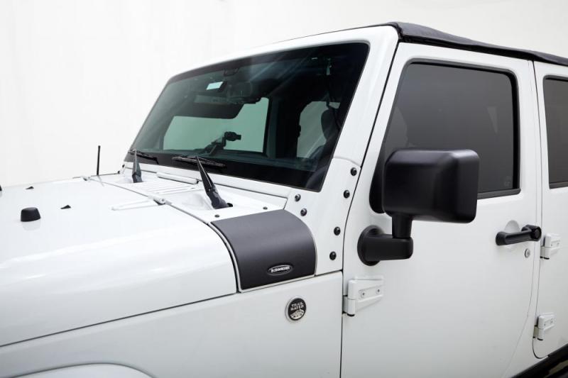 Bushwacker 07 18 Jeep Wrangler Trail Armor Cowl Cover   Black